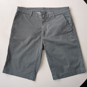 AG Adriano Goldschmied Wanderer Slim Fit Trouser Shorts - Grey - Size 34R